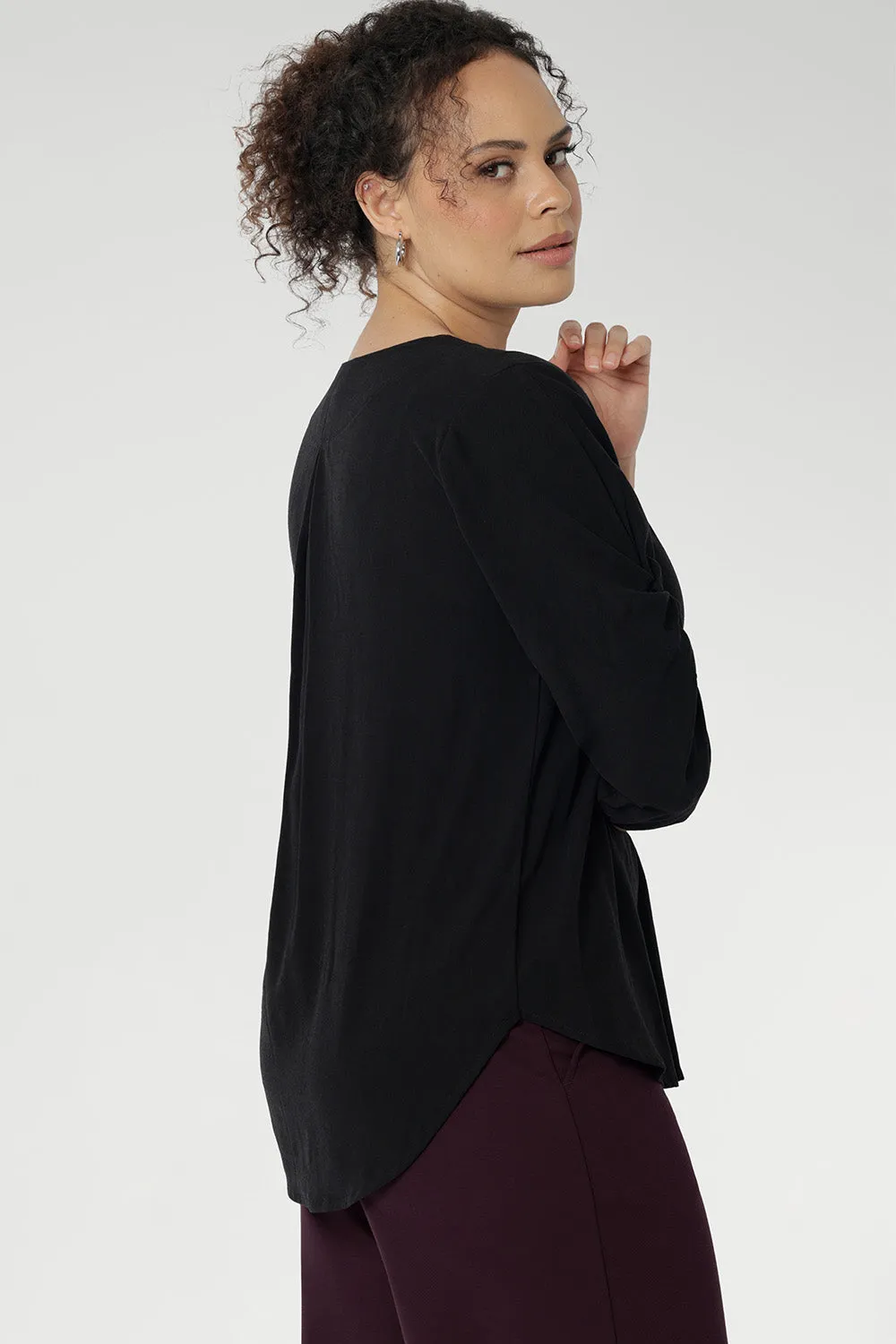 Terry Shirt in Graphite sold by Leina & Fleur product image thumbnail 2