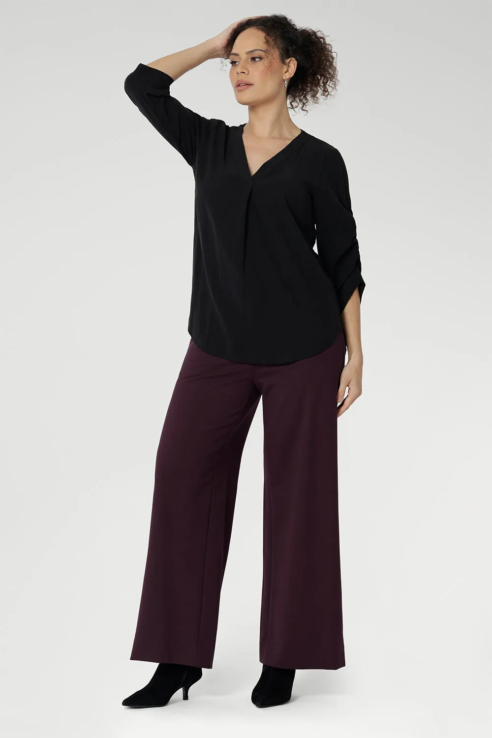 Terry Shirt in Graphite sold by Leina & Fleur product image thumbnail 3