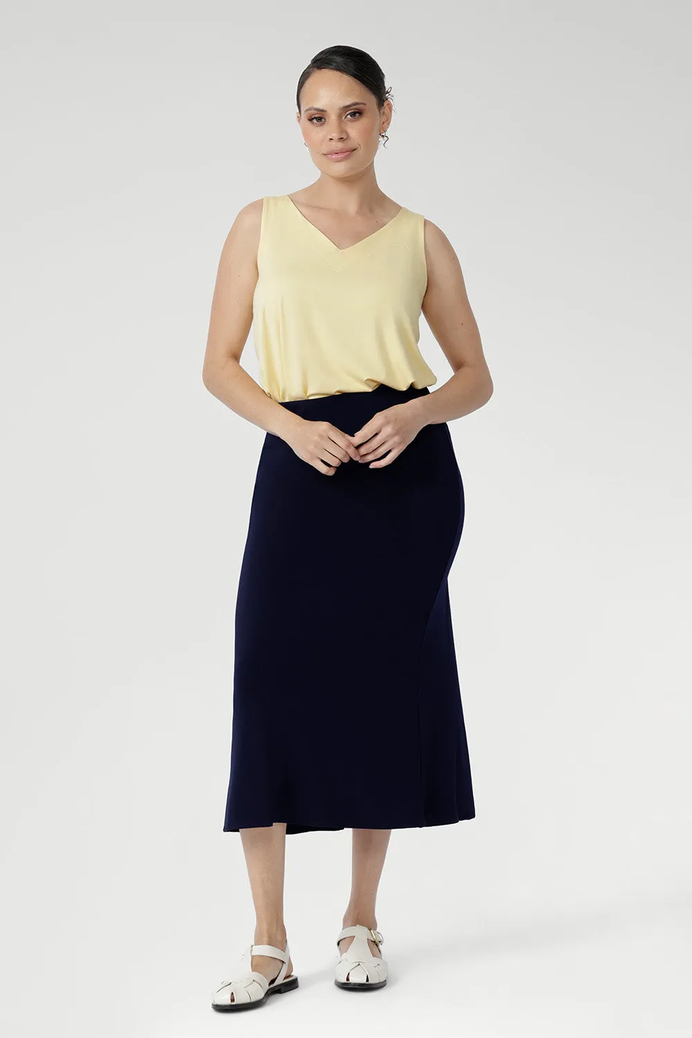 Asher Skirt in Navy sold by Leina & Fleur product image thumbnail 2
