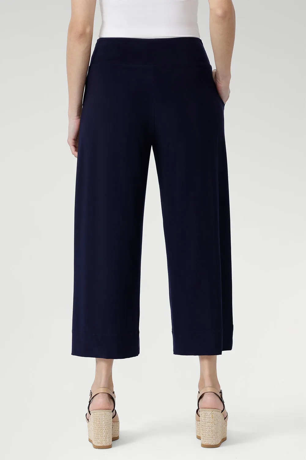 Bradley Culotte in Navy sold by Leina & Fleur product image thumbnail 5