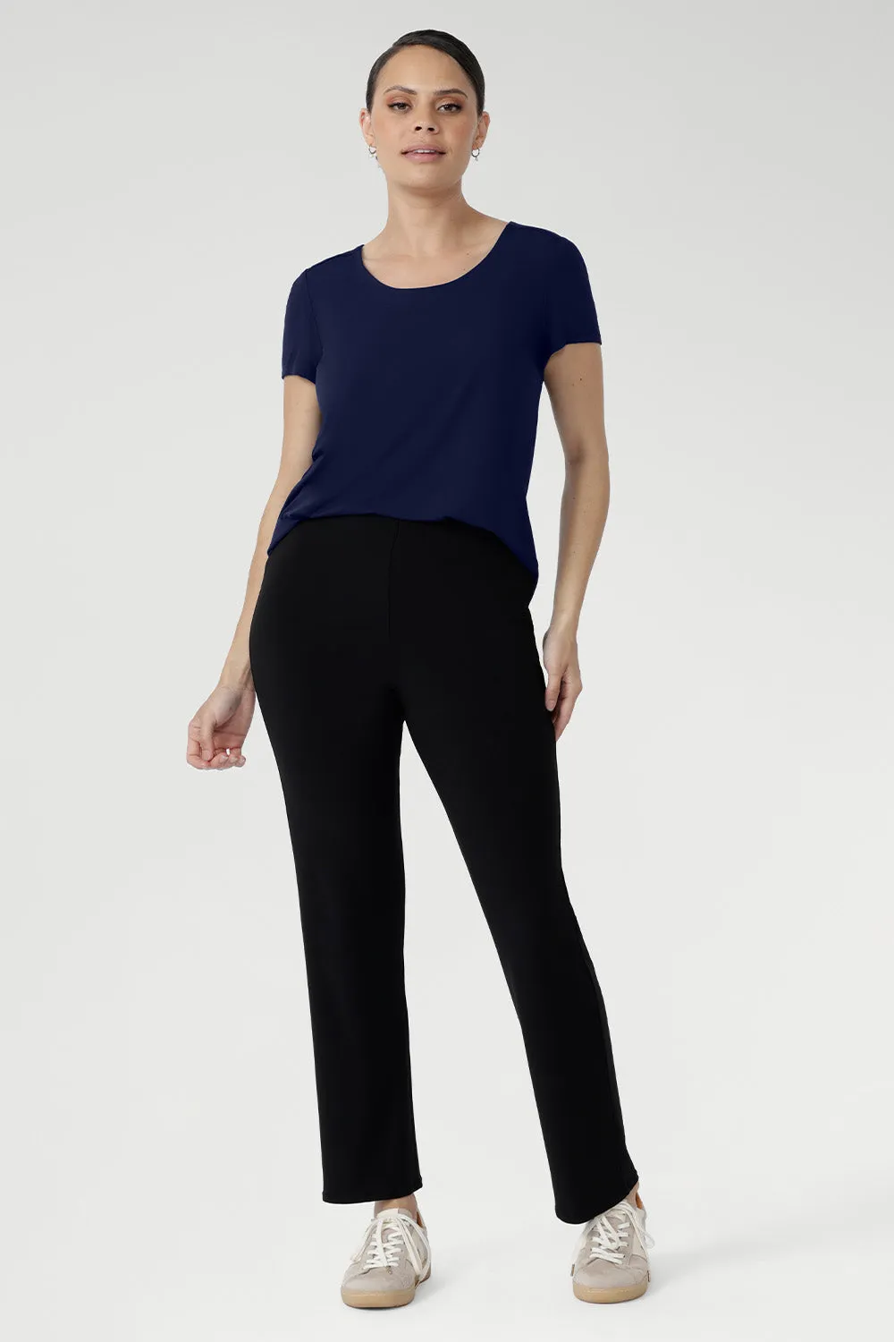 Joel Pant in Black sold by Leina & Fleur