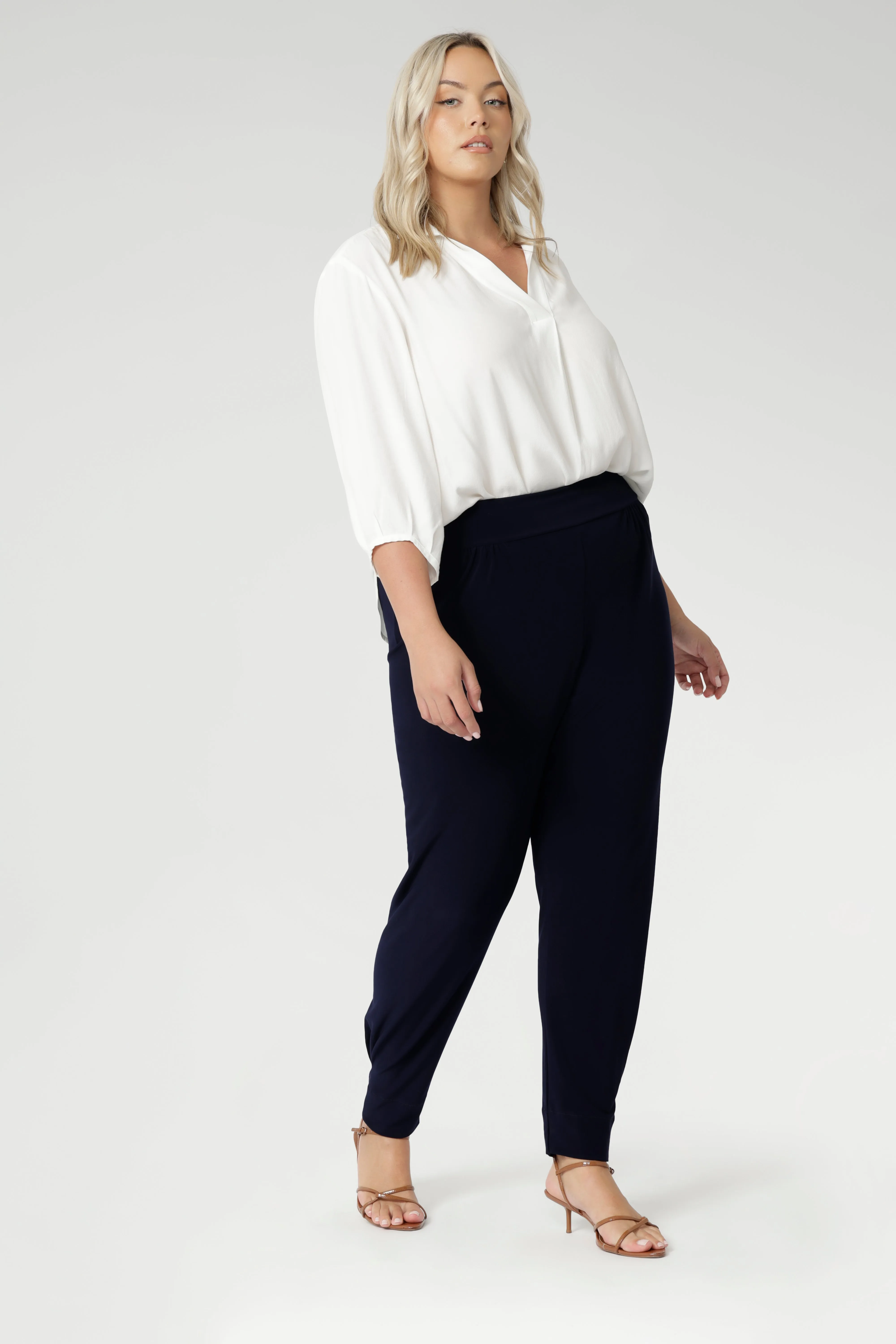 Indi Pant in Navy sold by Leina & Fleur product image thumbnail 3