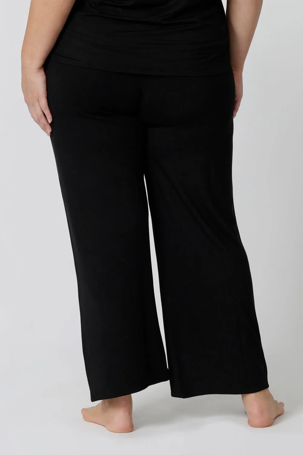 Lounge Pant in Black Bamboo sold by Leina & Fleur product image thumbnail 3