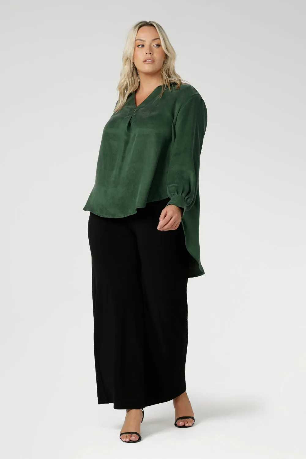 Ellis Shirt in Deep Green sold by Leina & Fleur product image thumbnail 5