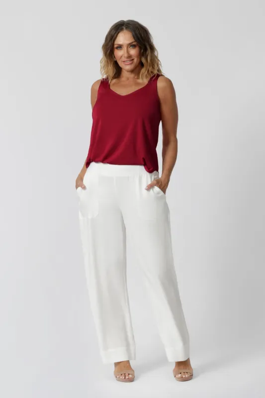 Eddy Cami in Red sold by Leina & Fleur