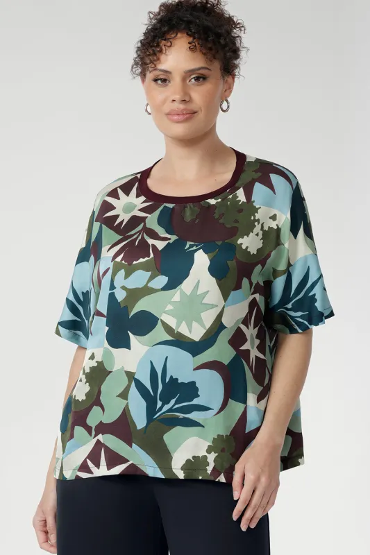 Scout Tee in Scandi Abstract sold by Leina & Fleur