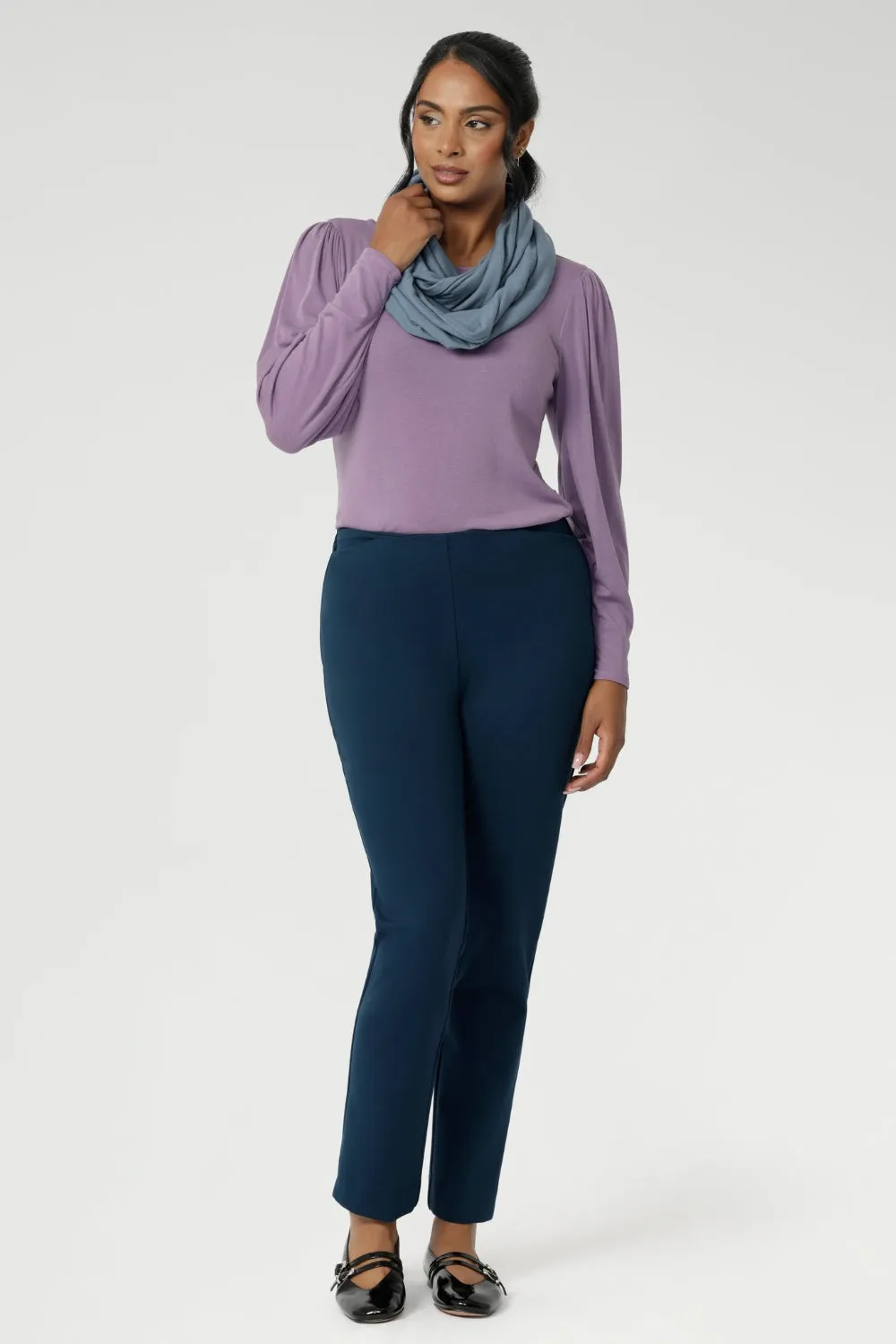 Zara Knit Top in Lilac sold by Leina & Fleur product image thumbnail 5