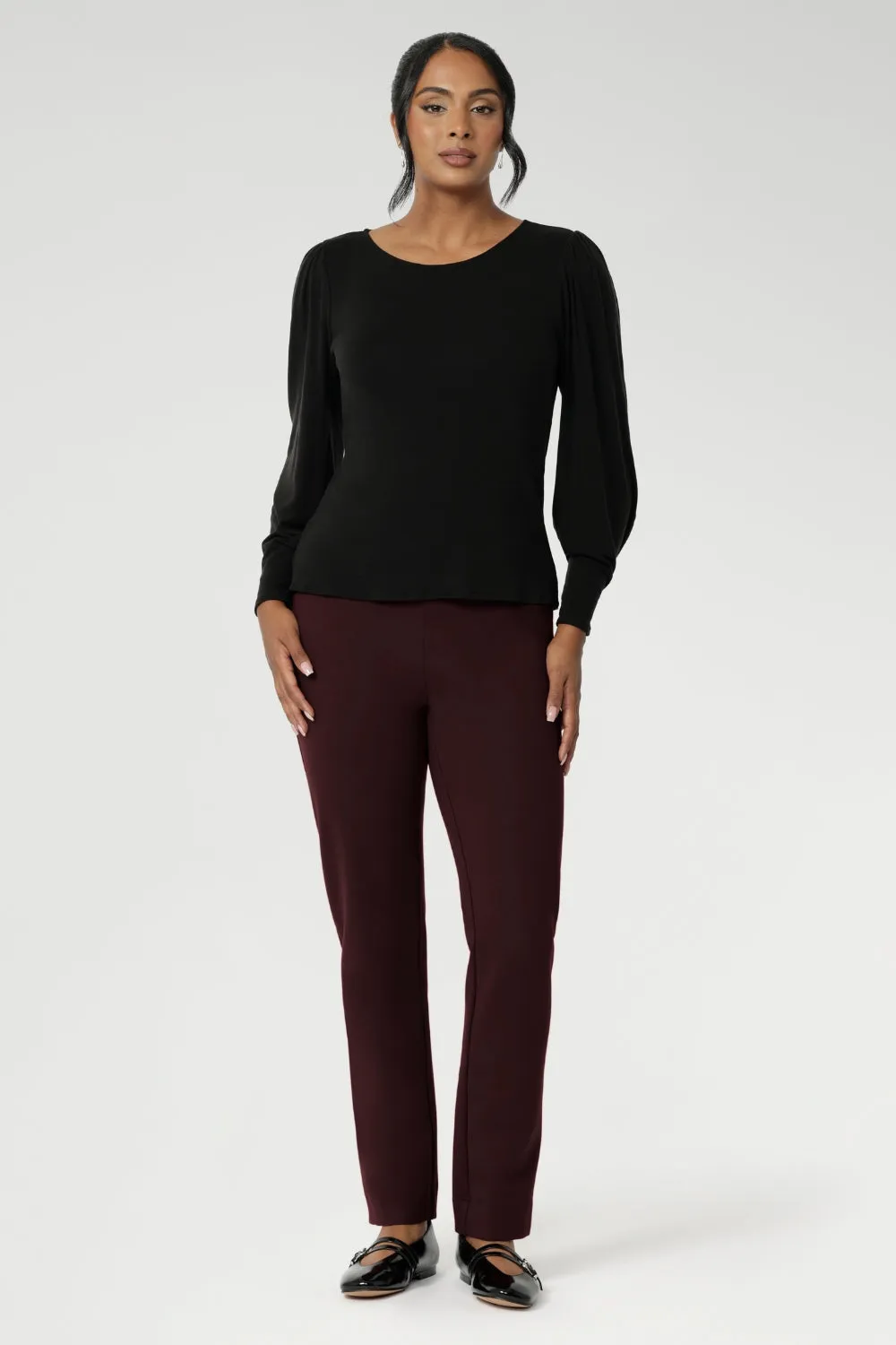 Zara Knit Top in Black sold by Leina & Fleur product image thumbnail 3