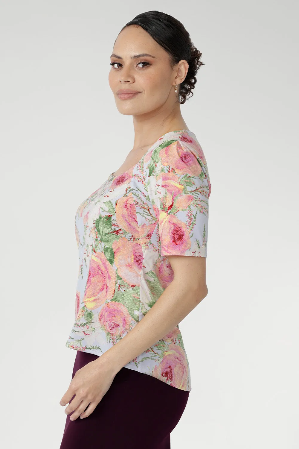 Berni Top in Powder Bloom sold by Leina & Fleur product image thumbnail 3