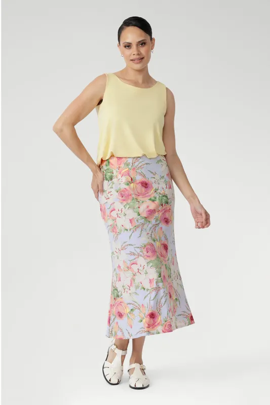 Asher Skirt in Powder Bloom sold by Leina & Fleur