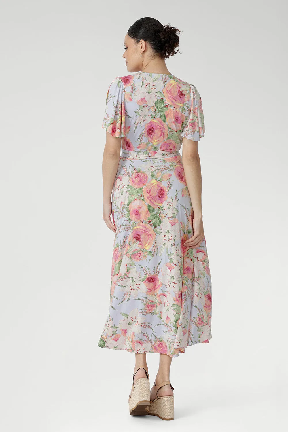 Delaney Dress in Powder Bloom sold by Leina & Fleur product image thumbnail 5