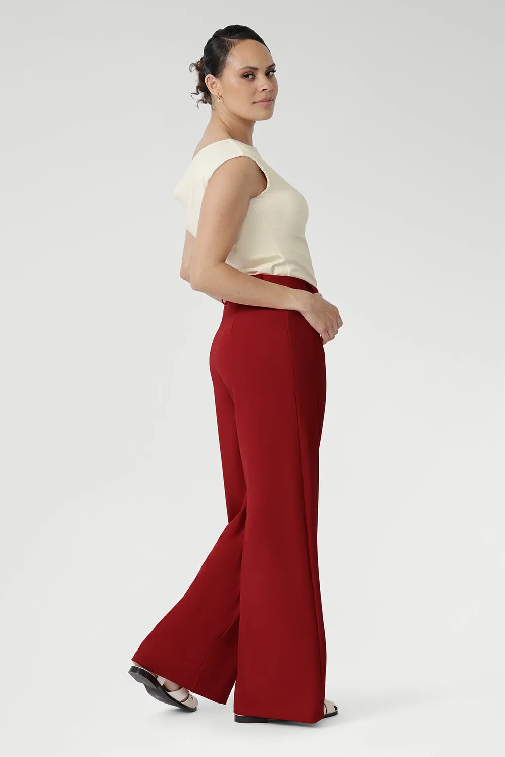 Drew Pant in Flame sold by Leina & Fleur product image thumbnail 4