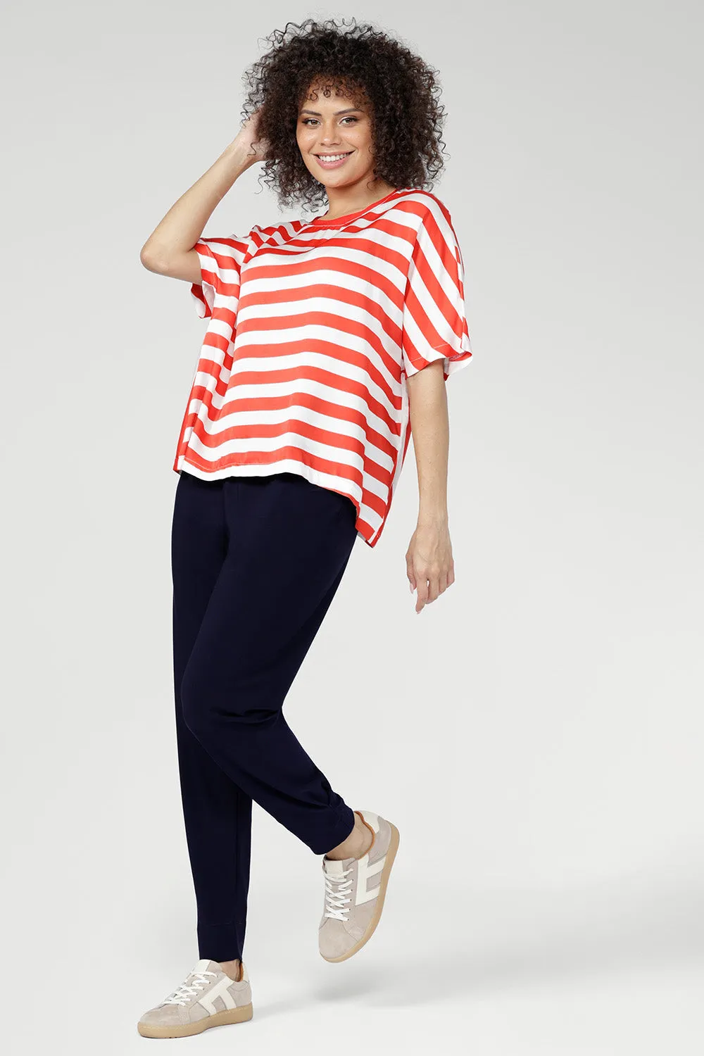 Scout Tee in Tang Stripe sold by Leina & Fleur product image thumbnail 4