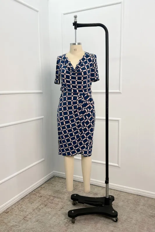 Designer Archive - Imelda Dress in Blue Aperture sold by Leina & Fleur