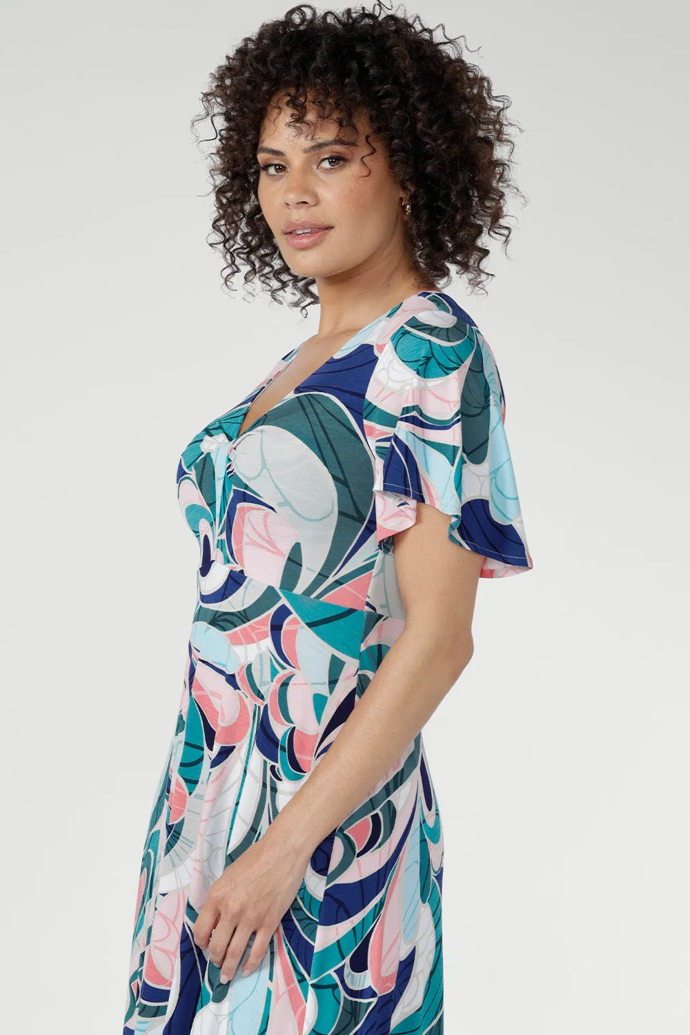 Milly Dress in Mineral Swirl sold by Leina & Fleur product image thumbnail 5