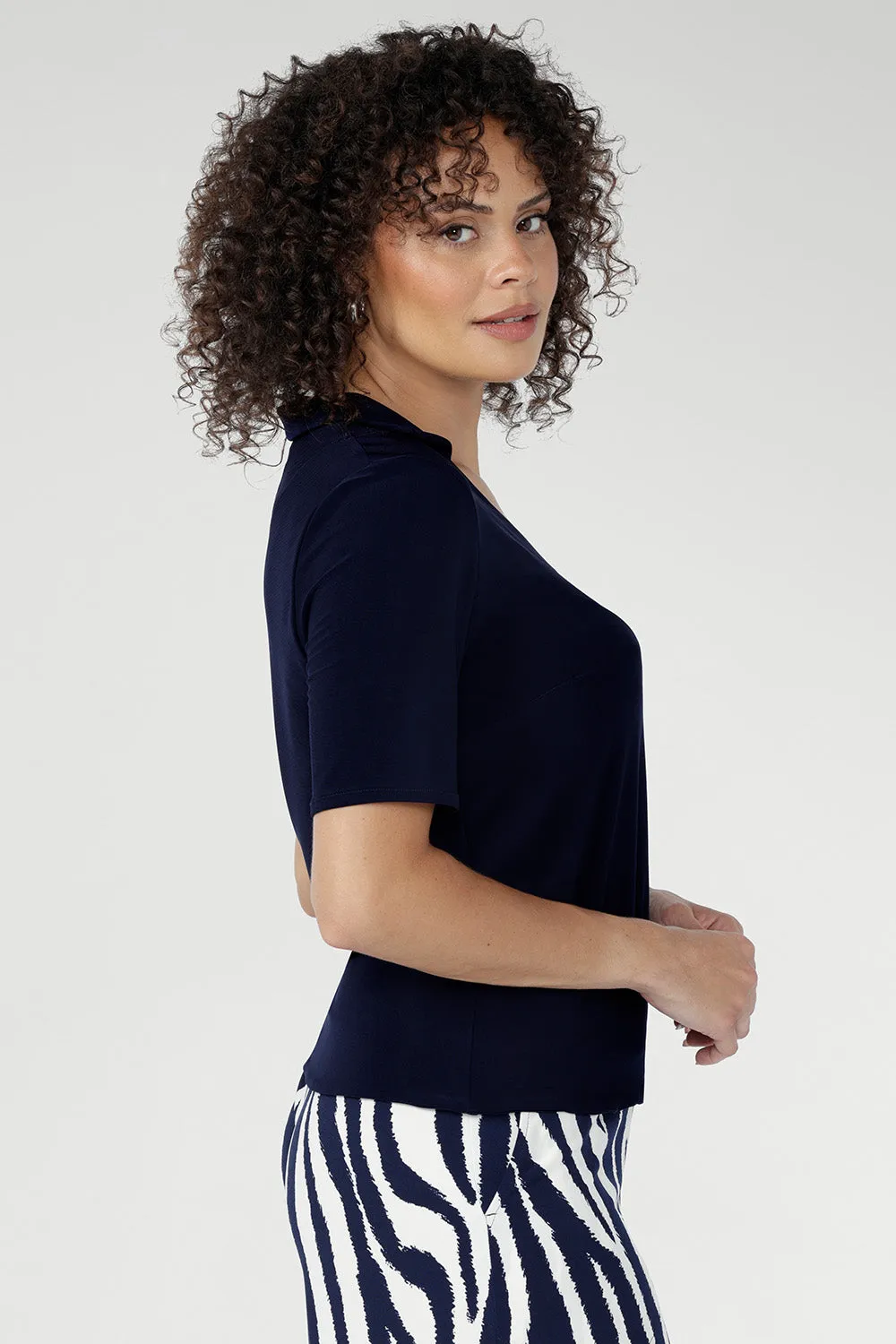 Cosi Top in Navy sold by Leina & Fleur product image thumbnail 2