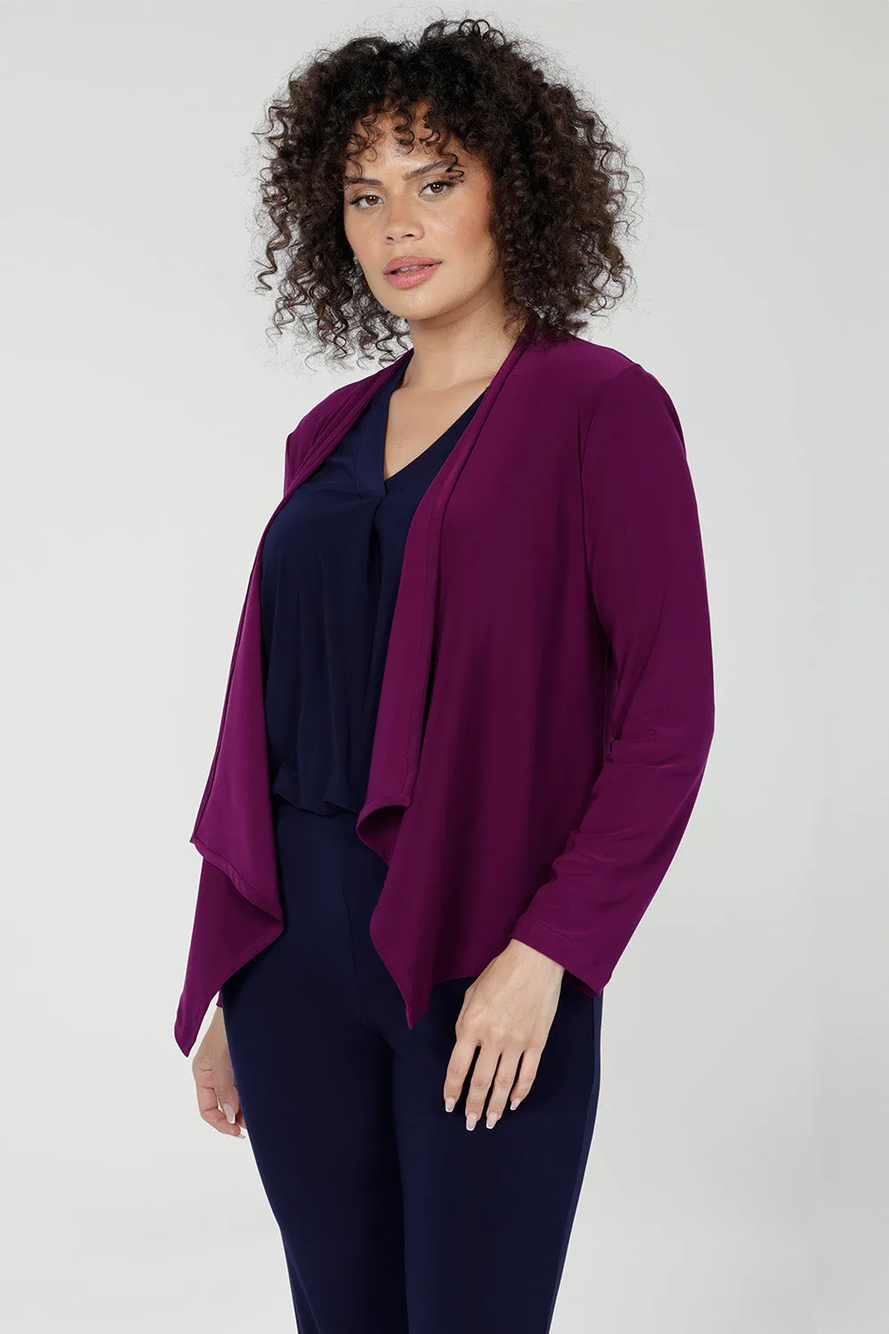 Mikey Jacardi in Magenta sold by Leina & Fleur product image thumbnail 3