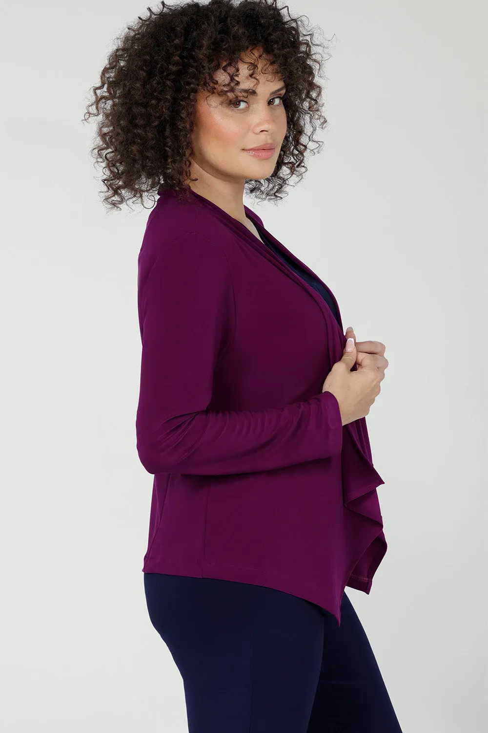 Mikey Jacardi in Magenta sold by Leina & Fleur product image thumbnail 5