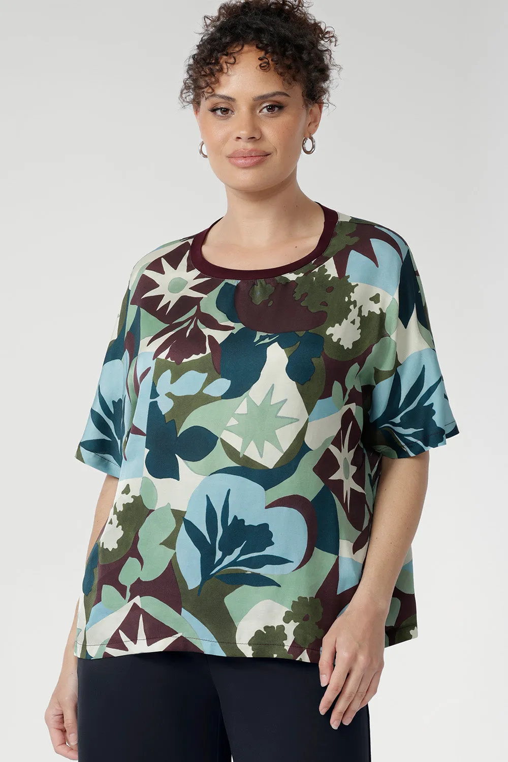 Designer Archive - Scout Tee in Scandi Abstract sold by Leina & Fleur