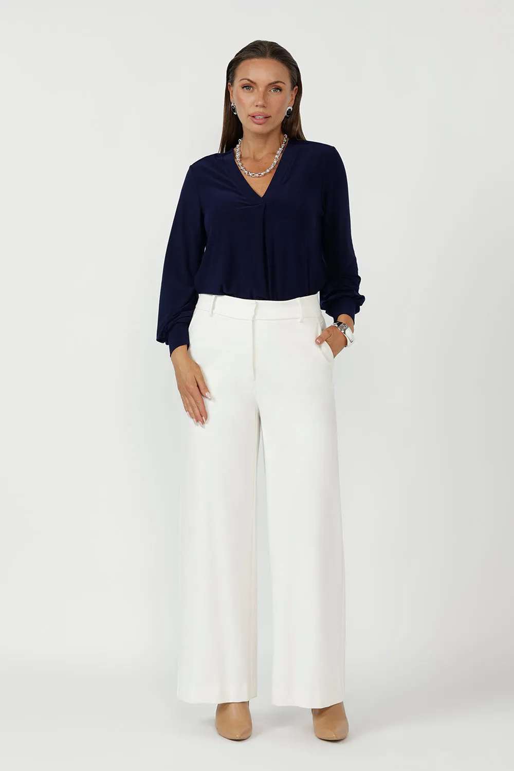 Paeton Top in Navy sold by Leina & Fleur product image thumbnail 4