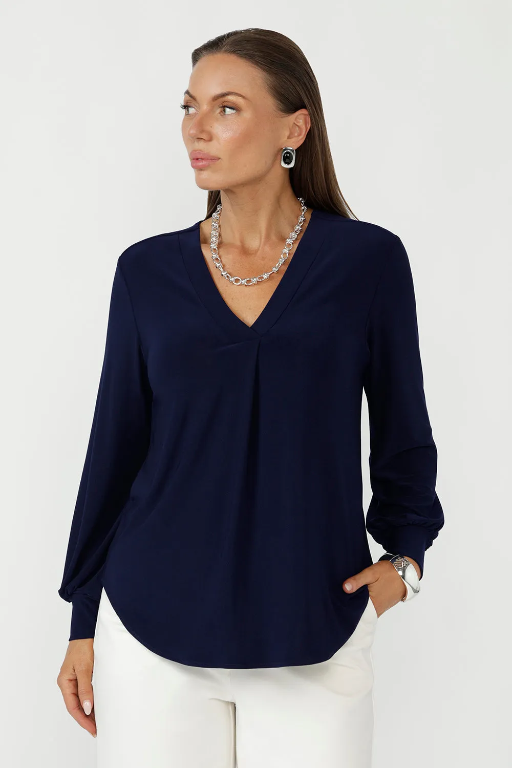 Paeton Top in Navy sold by Leina & Fleur product image thumbnail 2