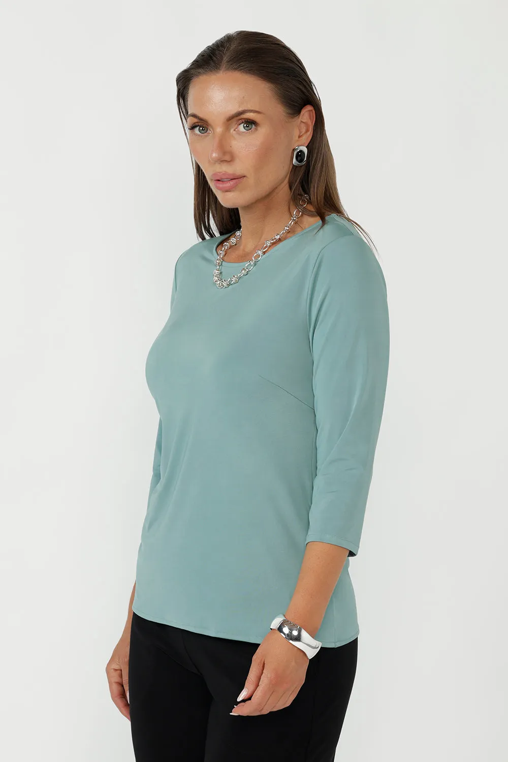 Collins Top in Menthol sold by Leina & Fleur product image thumbnail 5