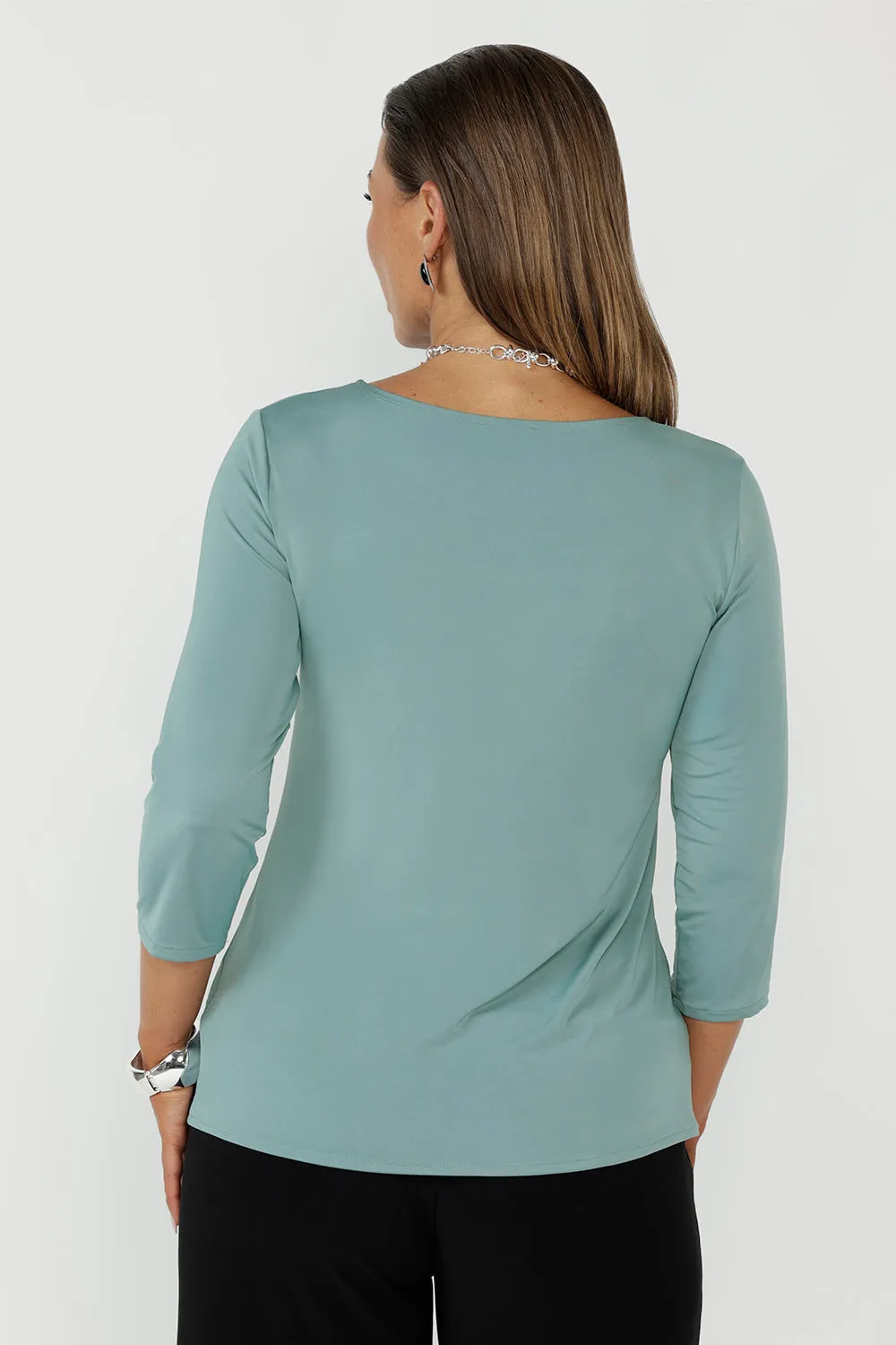 Collins Top in Menthol sold by Leina & Fleur product image thumbnail 2