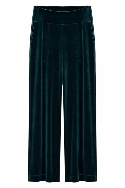 Designer Archive - Deni Pant in Ivy Velour made by Leina & Fleur