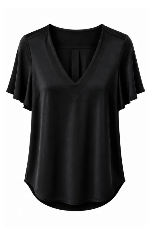 Designer Archive - Lila Top in Black made by Leina & Fleur