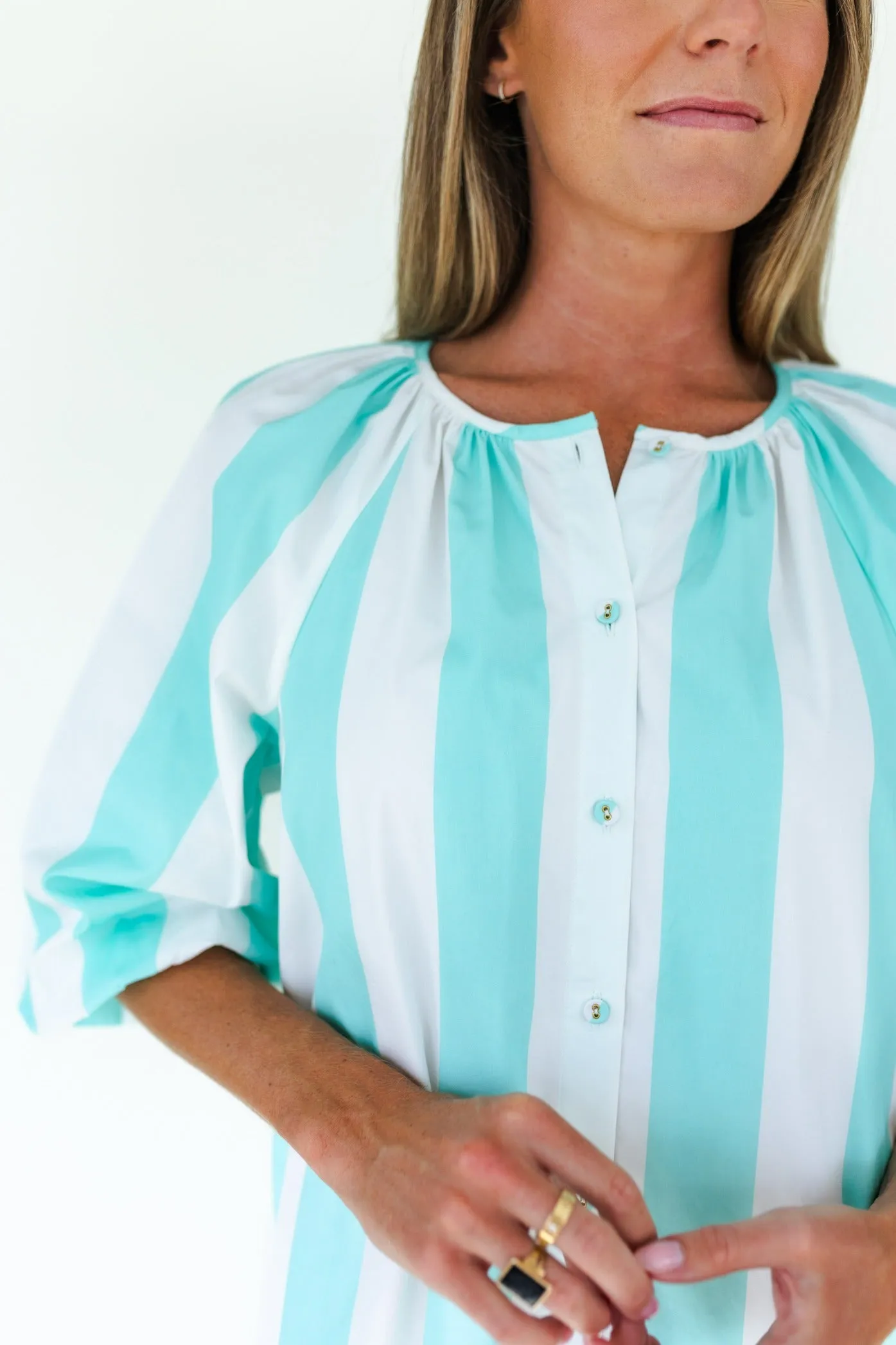 SAMPLE - Hampton Dress in Cabana Stripe sold by Mary George product image thumbnail 4