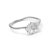 Daisy Pearl Flower Ring Sterling Silver sold by Daisy Jewellery
