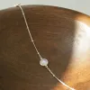 Rainbow Moonstone Healing Stone Bobble Bracelet Sterling Silver sold by Daisy Jewellery