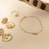 Daisy Mother of Pearl Bracelet 18ct Gold Plate sold by Daisy Jewellery