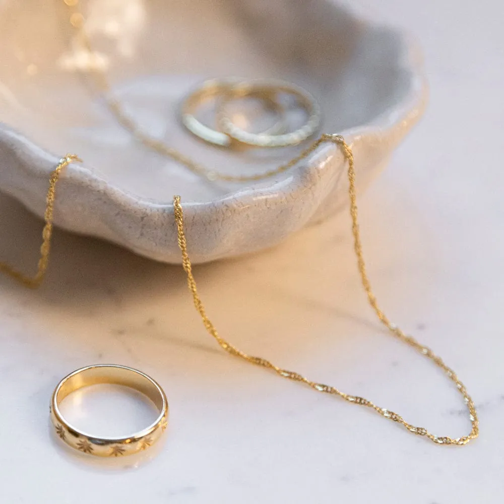 Singapore Layering Chain Necklace 18ct Gold Plate sold by Daisy Jewellery product image thumbnail 2