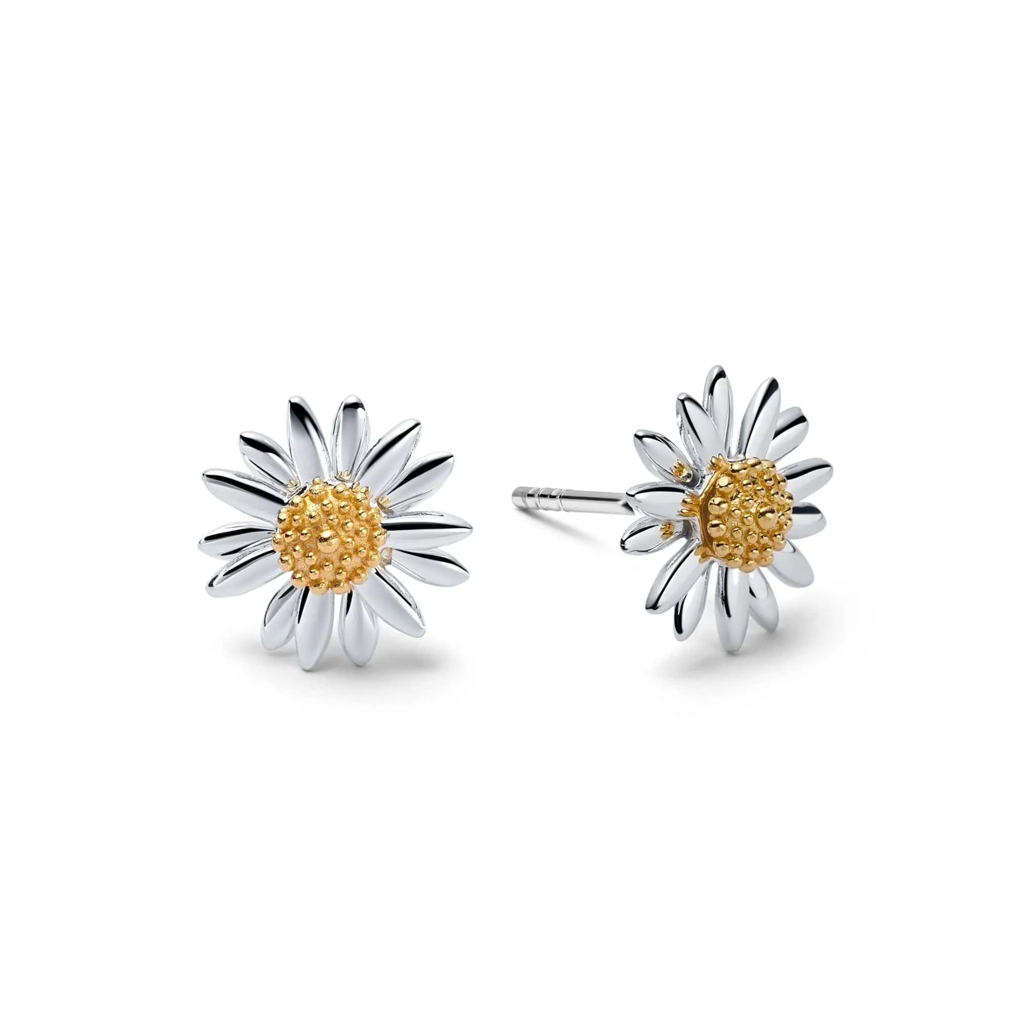 Bellis Daisy Stud Earrings Sterling Silver sold by Daisy Jewellery