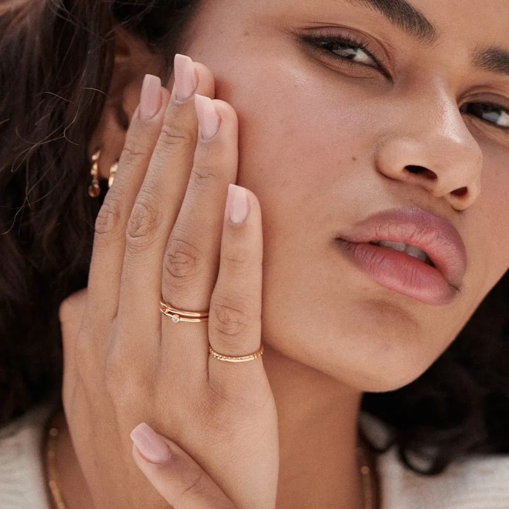 Protection and Harmony Ring Stack 18ct Gold Plate sold by Daisy Jewellery product image thumbnail 4