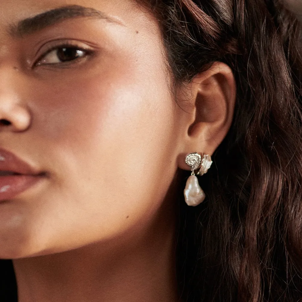 Pearl And Shells Layering Set Sterling Silver sold by Daisy Jewellery product image thumbnail 2