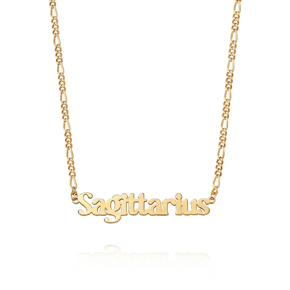 Sagittarius Zodiac Necklace 18ct Gold Plate sold by Daisy Jewellery