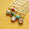 Chunky Healing Stone Necklace 18ct Gold Plate sold by Daisy Jewellery