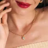 Chunky Healing Stone Necklace 18ct Gold Plate sold by Daisy Jewellery