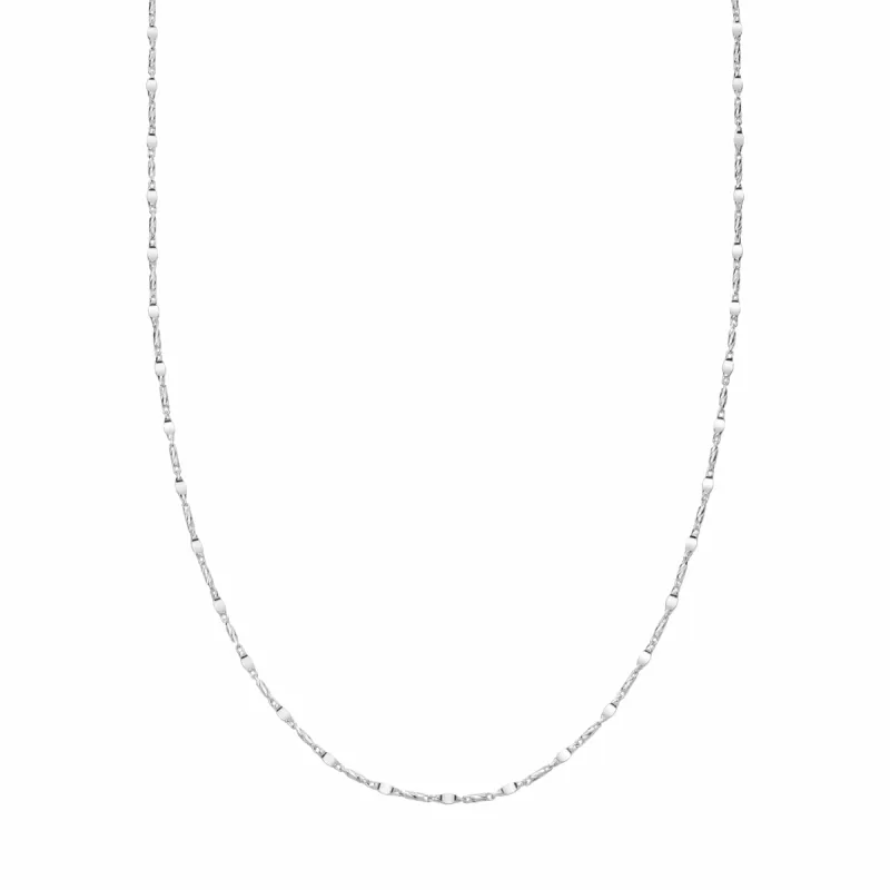 Long Tidal Twist Chain Necklace Sterling Silver sold by Daisy Jewellery