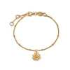 English Daisy Drop Bobble Bracelet 18ct Gold Plate sold by Daisy Jewellery