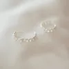 Polly Sayer Chain Hoop Earring Stack Sterling Silver sold by Daisy Jewellery