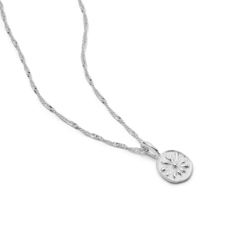 Daisy Flower Necklace Sterling Silver sold by Daisy Jewellery