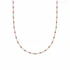 Free Necklace When You Spend £120 | Coral Beaded Necklace Sterling Silver sold by Daisy Jewellery