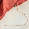 Free Necklace When You Spend £120 | Coral Beaded Necklace Sterling Silver sold by Daisy Jewellery