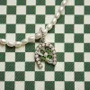 Shrimps Clover Charm Pearl Necklace Sterling Silver sold by Daisy Jewellery
