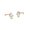 Estée Lalonde Fine Pear Sapphire Stud Earrings 14ct Solid Gold sold by Daisy Jewellery