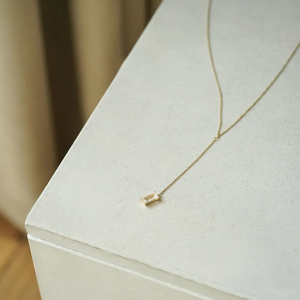 Estée Lalonde Fine Sapphire Lariat Necklace 14ct Solid Gold sold by Daisy Jewellery product image thumbnail 5