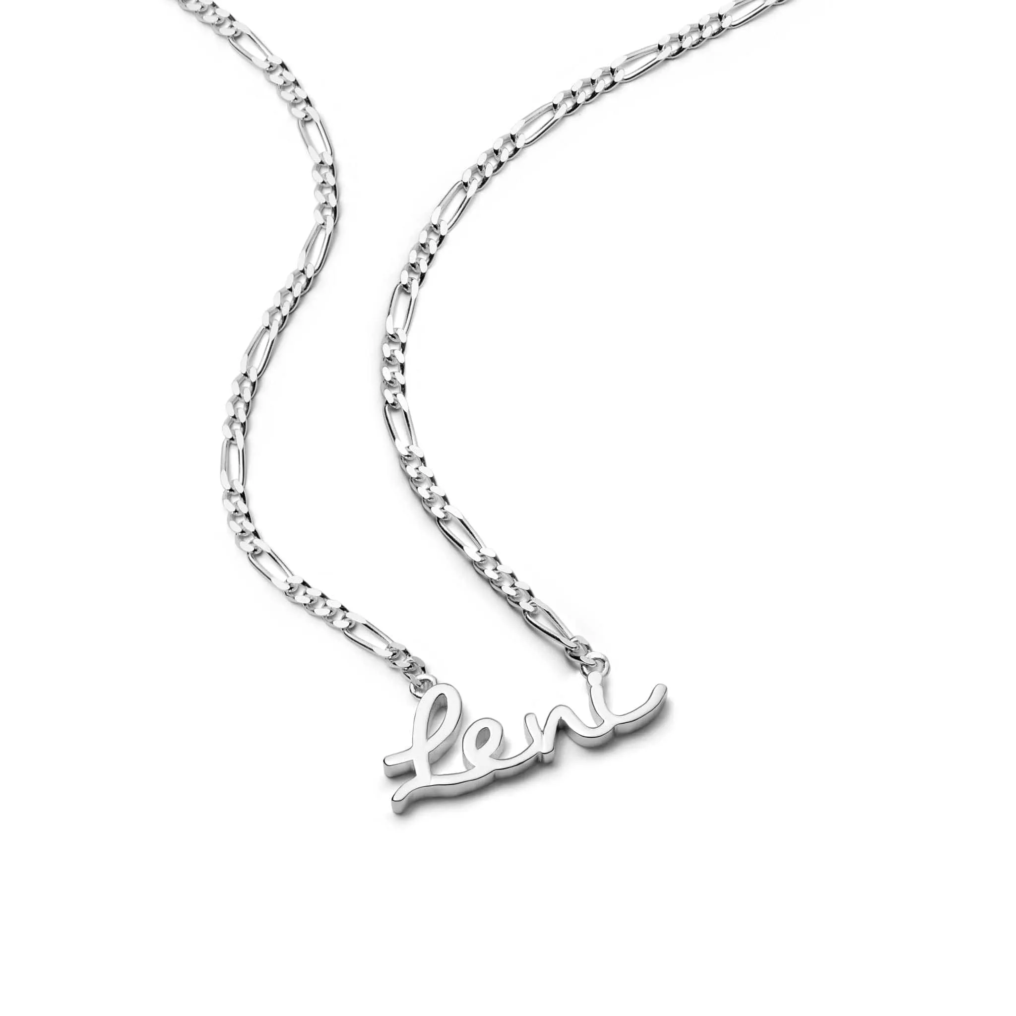 Personalised Script Name Necklace Sterling Silver sold by Daisy Jewellery